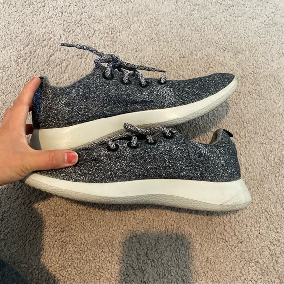 Allbirds Men's Wool Runners Natural Grey (Light Grey Sole) size 9 - Picture 4 of 6